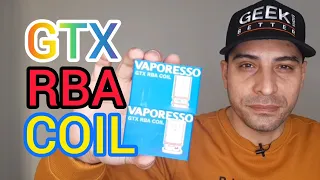 کویل دست ساز ویپرسو جی‌تی‌ایکس آربی‌ای | VAPORESSO GTX RBA COIL